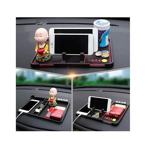 Accessoires de voiture HSR Support de téléphone GPS multifonctionnel Tapis en silicone antidérapant et supports de téléphone portable pour tableau de bord de voiture