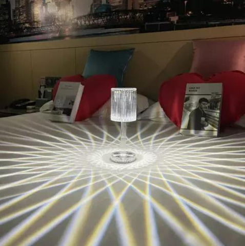 Lampe de table en cristal