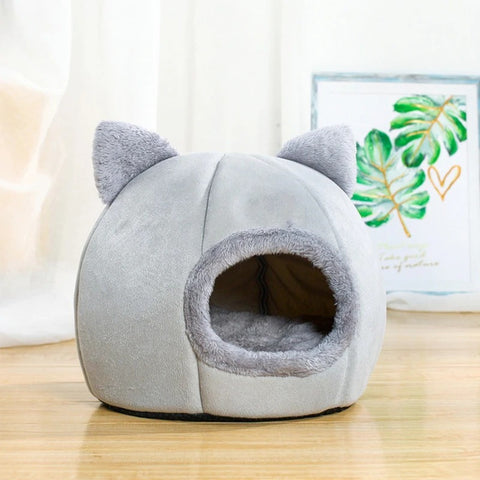 Nid pour chat avec tapis de couchage amovible et lavable