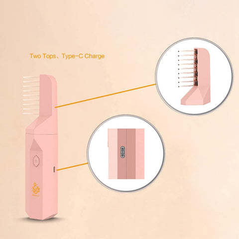 Brûleur d'encens électronique portable peigne