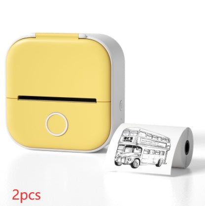 Mini Imprimante Thermique Portable Imprimante Photo Maison Imprimante de Mauvaises Questions pour Étudiant Imprimante d'Étiquettes Mini Bluetooth Étiquette de Prix