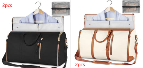 Sac de voyage polochon grande capacité, sac à main pour femme, sac à costume pliable, sacs fourre-tout étanches pour vêtements