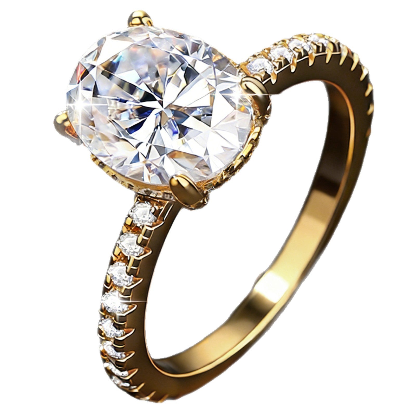 Buy Affordable Luxury Fashion Moissanite Ring For Women online at Fashionner.