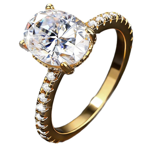Buy Affordable Luxury Fashion Moissanite Ring For Women online at Fashionner.