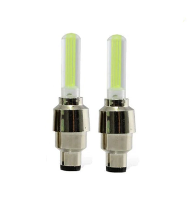 Neon Lights Tyre Wheel Valve Cap Light LED Car Tire Valve Caps Air Cover Tire Rim Valve Wheel Stem Cap Bike Light - Fashionner
