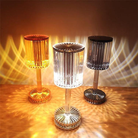 Lampe de table en cristal