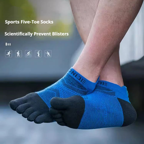 Chaussettes de sport de course, de marathon et de randonnée fendues pour hommes et femmes