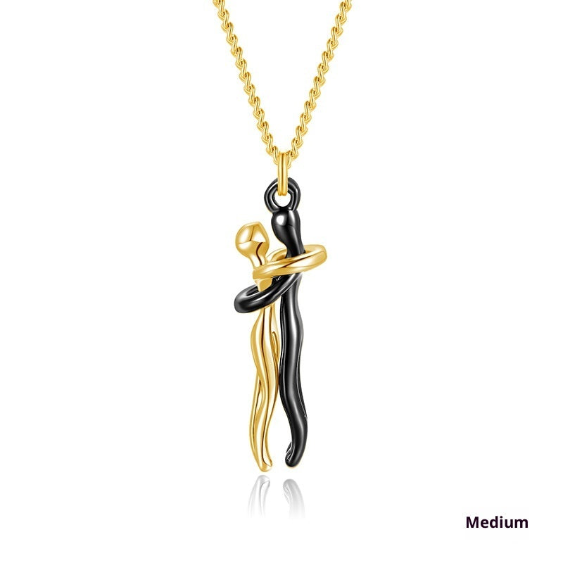 Buy Embrace Emotional Expression Collarbone Pendant Necklace online at Fashionner.