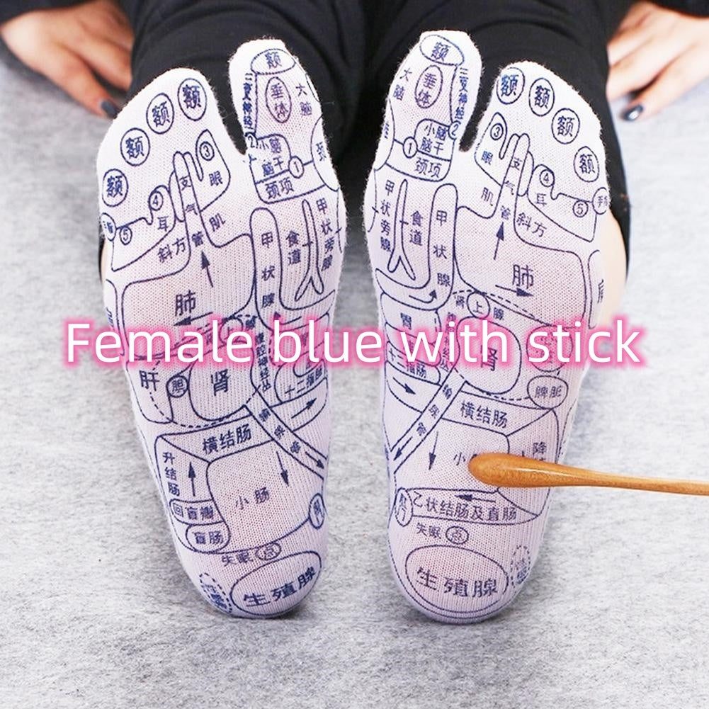Reflexology Socks - Foot Massage Socks - Massage Relieve Tired Feet Socks Acupressure Foot Massager Reflexology Socks Foot Point Sock Foot Point Tool Physiotherapy Sock