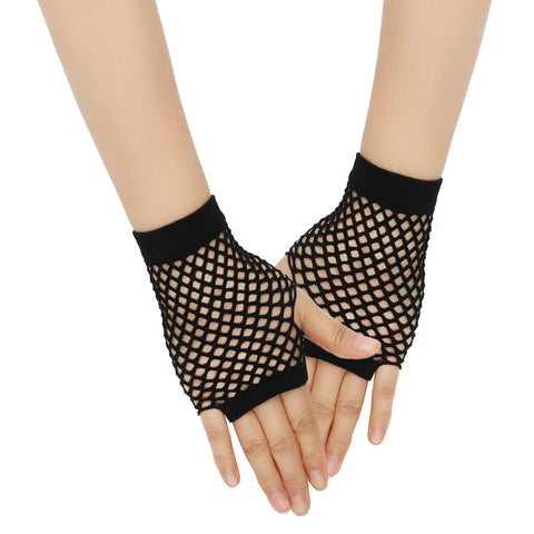 Gants Résille Courts Rétro