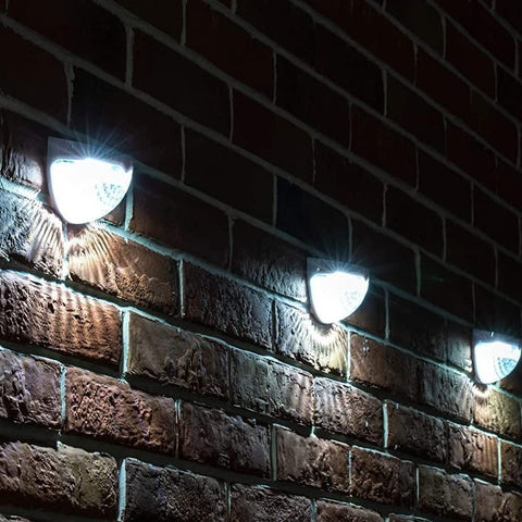 Lampes solaires pour clôture (Lot de 4)