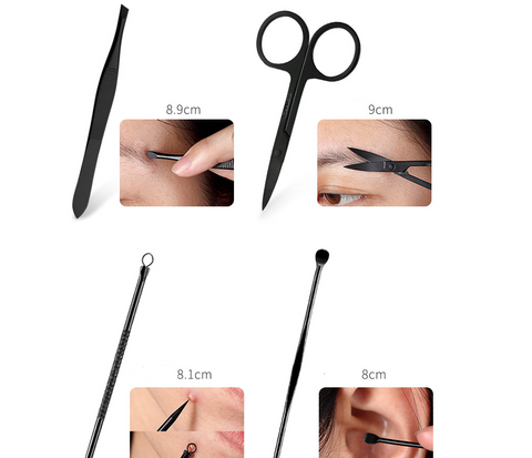 Manicure tool nail clipper 8 piece set - Fashionner