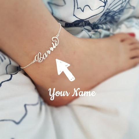 Bracelets de cheville personnalisés d'été pour femmes, en acier inoxydable, chaîne à maillons, couleur or, plage de sable, bijoux exquis, cadeau