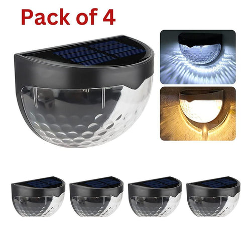 Lampes solaires pour clôture (Lot de 4)