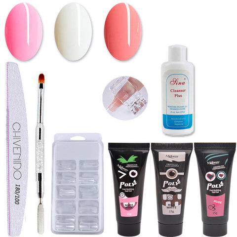Nail Art Solid Extension Glue Set - Fashionner
