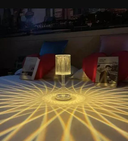 Lampe de table en cristal