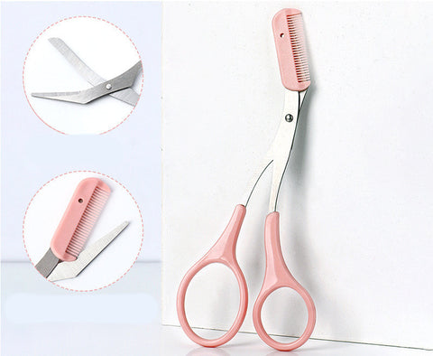 Couteau à sourcils avec peigne, courbé, lune, petits accessoires de beauté, gadgets
