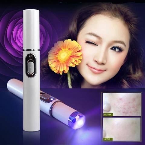 Stylo laser anti-acné à lumière bleue, dispositif de traitement pour l'élimination des cicatrices et des rides, équipement de beauté pour le soin de la peau
