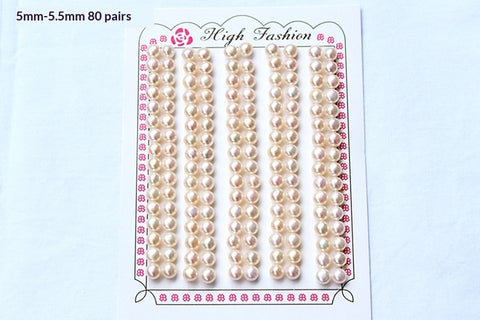 Buy Half-Hole Aurora-Colored Natural Freshwater Flat-Round White Pearls online at Fashionner.