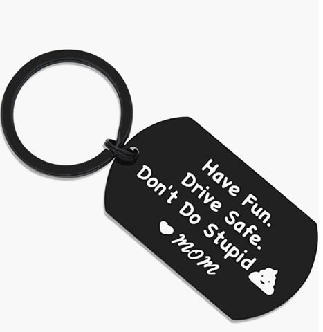 Porte-clés en acier inoxydable Petit cadeau