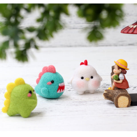Kit de Matériel pour Fabriquer une Peluche en Feutre de Laine