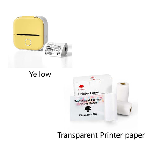 Mini Imprimante Thermique Portable Imprimante Photo Maison Imprimante de Mauvaises Questions pour Étudiant Imprimante d'Étiquettes Mini Bluetooth Étiquette de Prix