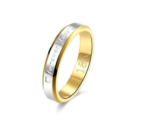 Ensemble de bagues de couple Amour Éternel