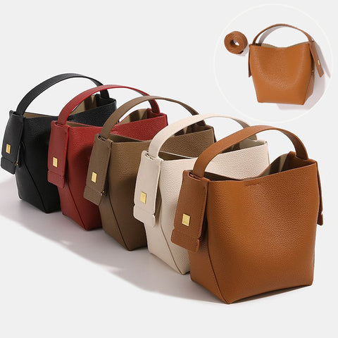 Simple Vintage Commuter Women Handbags Business Small Crossbody Shoulder Bags Fashion Trend Luxury Leather Bags - Fashionner