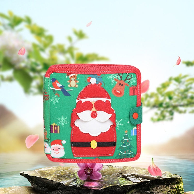 Children's Tear-proof Deer Good Night Felt Book Toy Early Education Pop-up Enlightenment