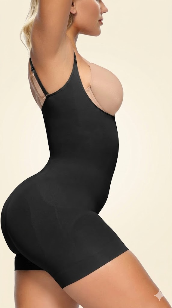 Buy Open Bust Shapewear Tummy Control Bodysuits For Women Seamless Compression High Waisted Body Shaper online at Fashionner.