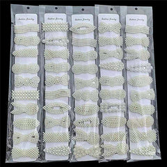 One Card 10 Pearl Hairpins Are Not Re-like BB Clip Bangs Hair Accessories