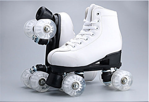 Patins à roulettes doubles pour hommes et femmes