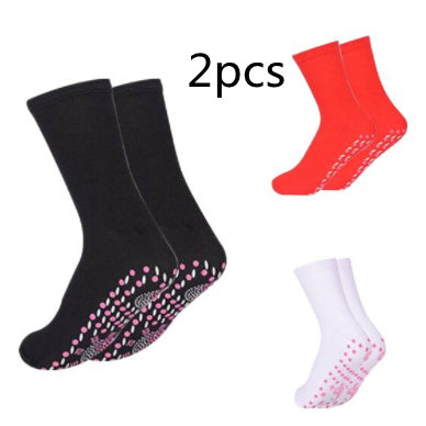 Hot Moxibustion Massage Health Care  Warm Feet Cold Socks - Tourmaline Thermal Circulation Self-Heating Shaping Socks, Tourmaline Acupressure Self-Heating Shaping