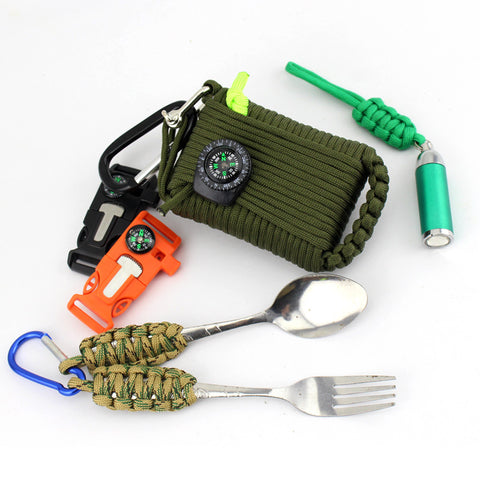 Trousse de premiers secours d'urgence extérieure 29-en-1 Trousse de secours de voyage en plein air pour l'escalade