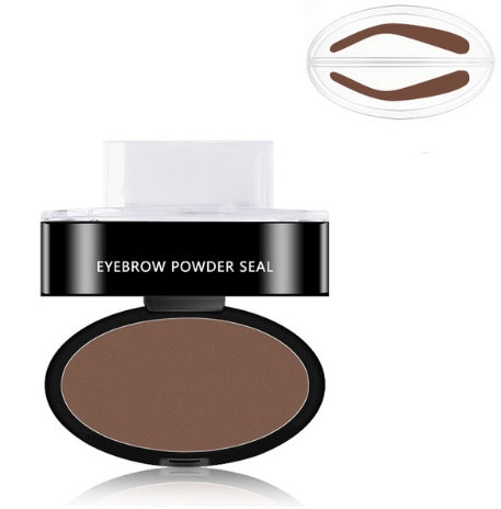 Kit Pochoir à Sourcils en Poudre Teinte Maquillage Professionnel Cosmétiques Imperméable Pochoir Rehausseur de Sourcils