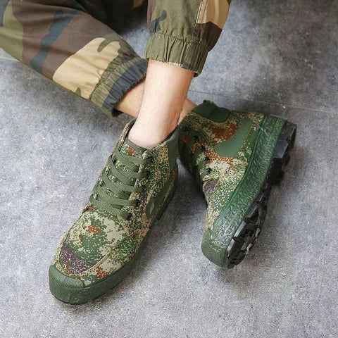 Chaussures décontractées antidérapantes en toile résistantes à l'usure pour hommes