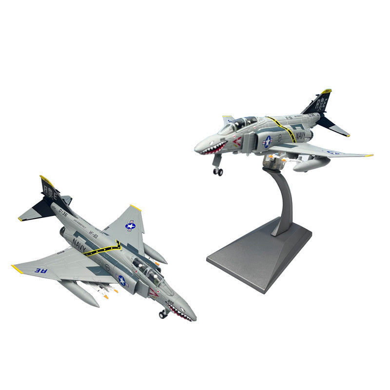 Ghost Pirate Flag Independence F4C Fighter Alloy Model