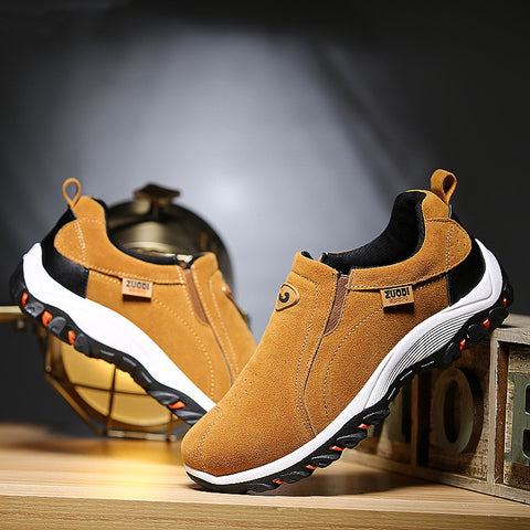 Large Size Men's Shoes Anti-Slip Wear Hiking Shoes Outdoor Low-Top Shoes Breathable Climbing Shoes Casual Sports Shoes - Fashionner