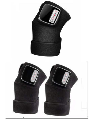 Appareil de massage électrique infrarouge chauffant pour les genoux, coudes et articulations, avec thérapie par vibration, physiothérapie, soulagement de la douleur