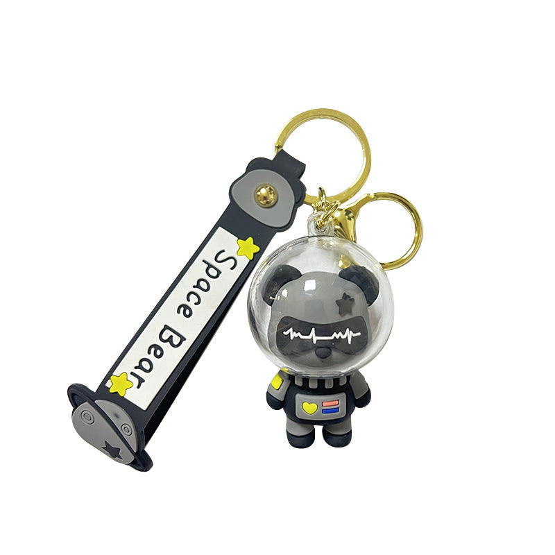 Creative Cartoon Cute Space Bear Keychain