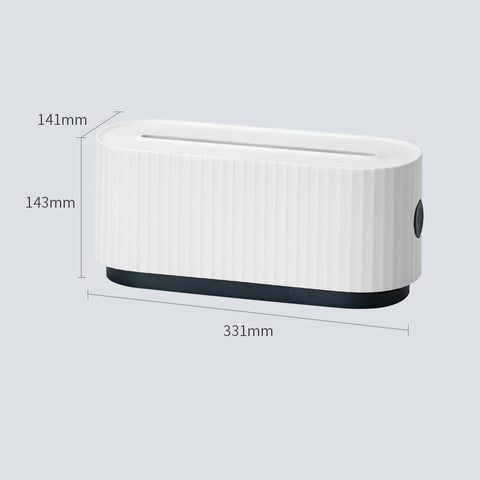 Boîte de rangement pour câbles de multiprise, cache-câbles anti-poussière, organisateur de prises de chargeur, poubelle de rangement de lignes réseau, gestion de câbles de chargeur.