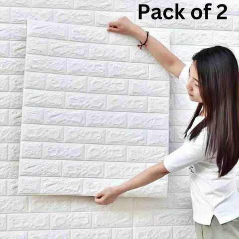 Papier peint auto-adhésif étanche pour plafond (Lot de 2)