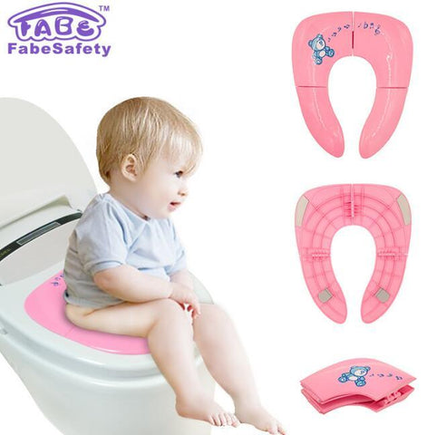 Siège de toilettes pliant pour enfants