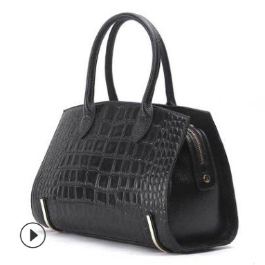 Leather handbags casual ladies handbag shoulder diagonal package - Fashionner