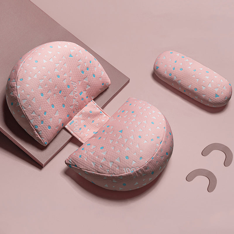 Oreiller de grossesse multifonctionnel et évolutif à probiotiques, confortable pendant la grossesse, oreiller de maternité ajustable