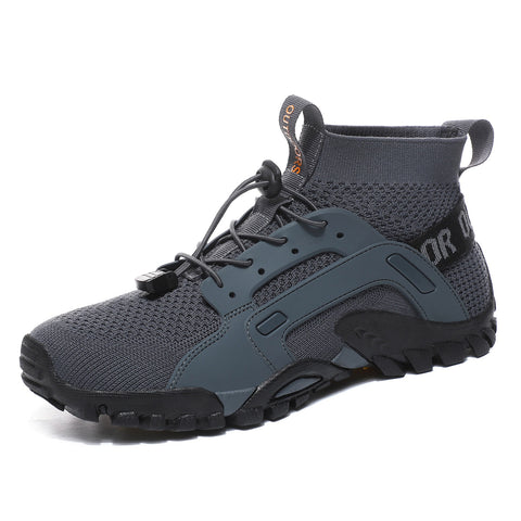 Outdoor Mountaineering Shoes Men's Large Size Hiking Shoes Outdoor Leisure Sports Mountain Hiking Fishing Sets Foot Wading Shoes - Fashionner
