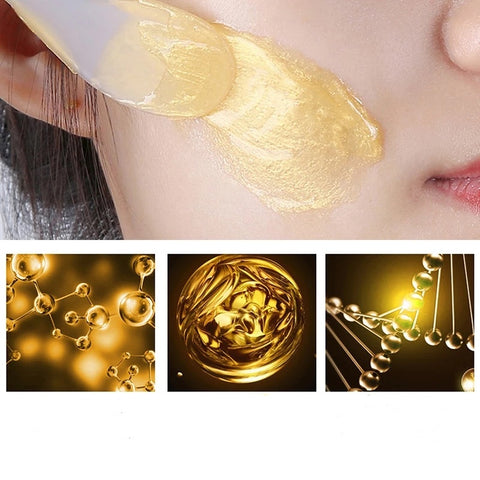 Masque Hydratant Détachable à la Bave d'Escargot et aux Feuilles d'Or