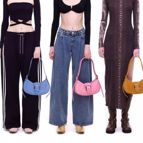 Sac à main rétro en cuir de vachette pour femme