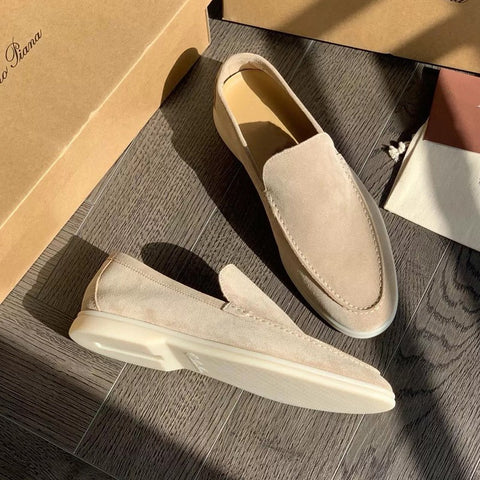 Mocassins Homme Été Décontracté Givré Chaussures Plates Chaussures de Conduite à Enfiler