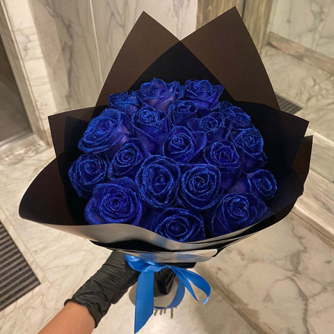 Bouquet de mariée personnalisé de la Saint-Valentin avec fleurs fraîches éternelles
